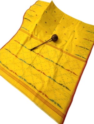 kalpana handloom Self Design Tant Pure Cotton Saree(Multicolor)