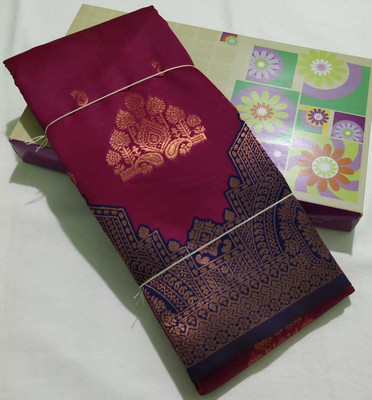 PRANJAL ART Woven Patola Jacquard, Art Silk Saree(Pink)