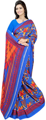 nirmal creation Printed Daily Wear Georgette Saree(Multicolor)