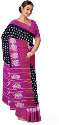 Saadhvi Self Design Kanjivaram Georgette Saree(Black)