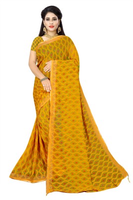 jalajdesigner Printed Bollywood Viscose Rayon Saree(Green)