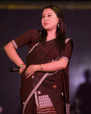 VRAJ CREATION Woven Mekhela Chador Pure Cotton Saree(Multicolor)