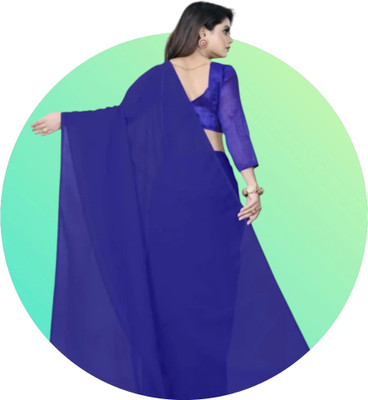 BHUMI ENTERPRISE Dyed Daily Wear Lycra Blend Saree(Multicolor)