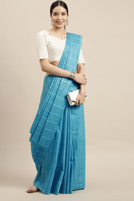 Mollika Woven Bhagalpuri Cotton Silk Saree(Blue)