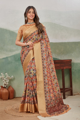 M.B.ENTERPRISE Digital Print Bollywood Viscose Rayon Saree(Light Green)
