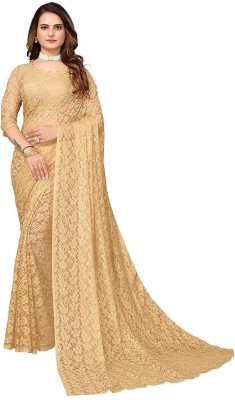 Manpreet Kaur Embroidered Bollywood Net Saree(Multicolor)