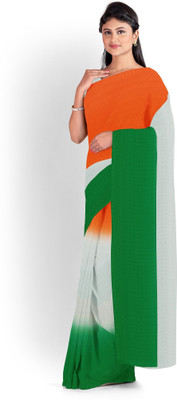 SHREEKARNIKA FASHION Printed Bollywood Art Silk Saree(Multicolor)