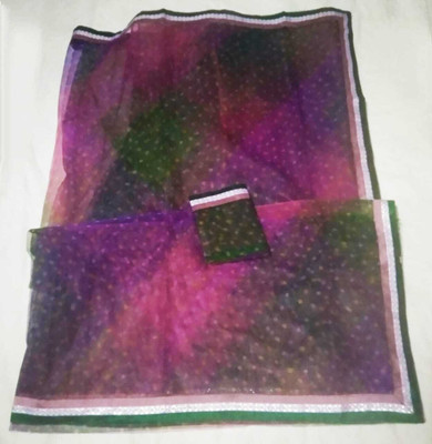 AARTI SAREES Digital Print Kota Doria Net Saree(Multicolor)