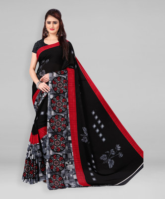 kashvi sarees Printed Daily Wear Georgette Saree(Multicolor)