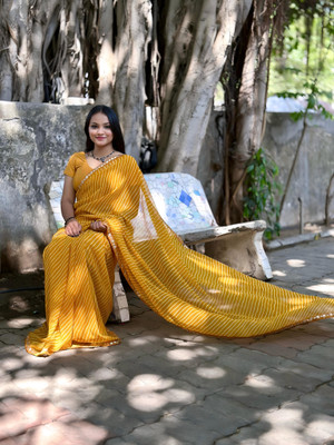 S.R.TEXTILES Self Design Bollywood Georgette Saree(Multicolor)