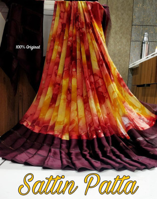 Sitanjali Ombre Bollywood Georgette Saree(Multicolor)