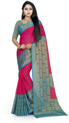 suryastrendz Self Design Bollywood Viscose Rayon Saree(Multicolor)