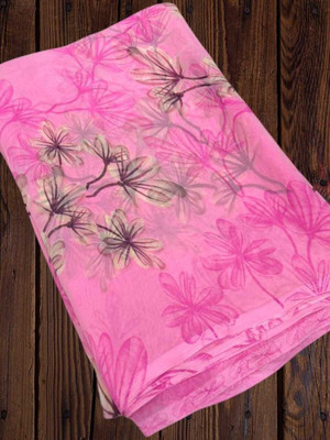 HouseOfCommon Ombre Bollywood Georgette Saree(Pink)