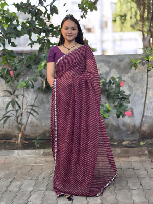 S.R.TEXTILES Self Design Bollywood Georgette Saree(Multicolor)