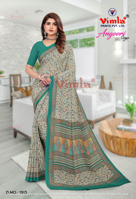 Vimla Printed Daily Wear Crepe Saree(Multicolor)