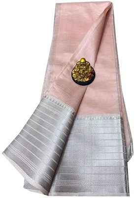 GR Handloom Woven Bollywood Handloom Art Silk Saree(Green)