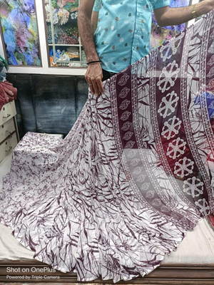 Sanwariya Silks Printed Bollywood Georgette Saree(Magenta)