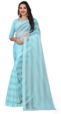 KARTAVYA INTERNATIONAL Self Design Bollywood Georgette Saree(Yellow)