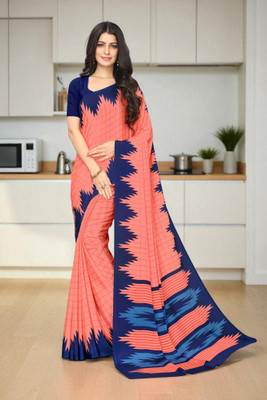 Uniform Unicorn Printed Bollywood Tussar Silk Saree(Pink)