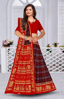 Ethnicsundari Printed Daily Wear Pure Cotton Saree(Multicolor)