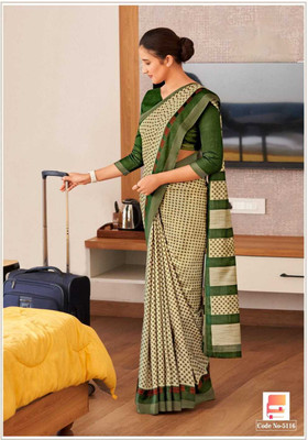 SimSim Trendz Printed Daily Wear Polyester Saree(Multicolor)