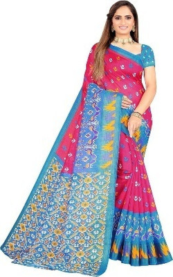 Saadhvi Printed Bollywood Georgette Saree(Pink)