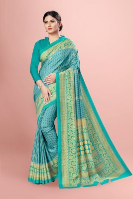 Vimla Printed Daily Wear Art Silk Saree(Light Blue)