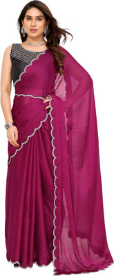 Panchvati NX Printed Bollywood Satin Saree(Pink)