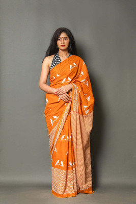 BHUMIKA CREATION Woven Bollywood Cotton Silk Saree(Yellow)