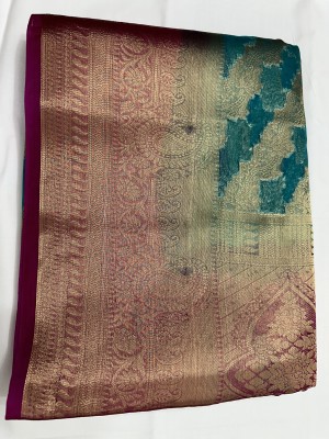 ANUD CREATION Woven Banarasi Organza Saree(Multicolor)