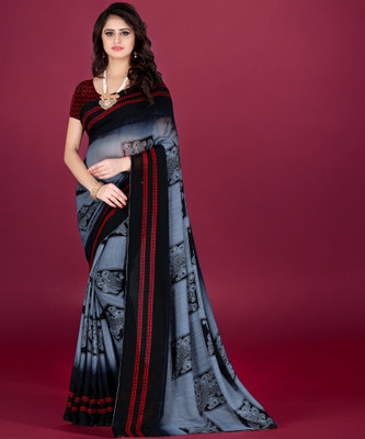 Leelavati Printed Daily Wear Georgette Saree(Multicolor)