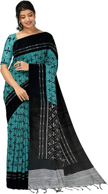 Joyguru Textile Printed, Self Design Sambalpuri Viscose Rayon Saree(Multicolor)