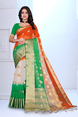 Aarunika SKT Digital Print Bollywood Art Silk Saree(Multicolor)