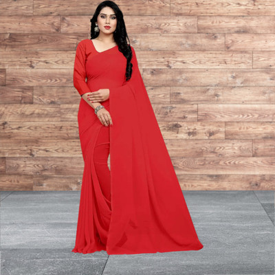 BHUMI ENTERPRISE Dyed Daily Wear Lycra Blend Saree(Multicolor)