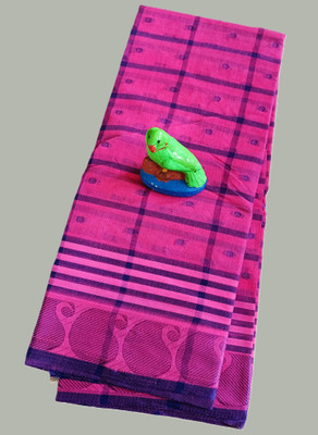 Maasaree Woven Tant Pure Cotton Saree(Multicolor)