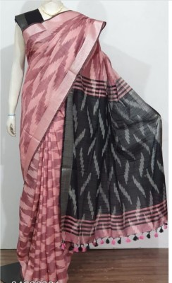 Sandeep Silk Woven Bhagalpuri Cotton Blend Saree(Multicolor)