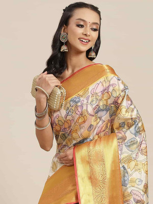 Divastri Embellished Banarasi Art Silk Saree(Black)