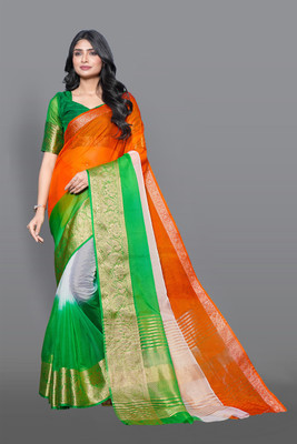 Aarunika SKT Digital Print Bollywood Art Silk Saree(Multicolor)