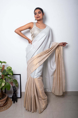 shringaar Self Design Handloom Tissue Saree(Multicolor)