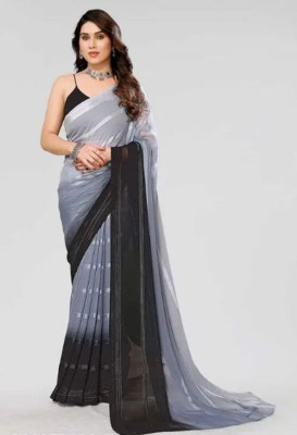 Shree Shyam Self Design Bollywood Polyester Saree(Multicolor)