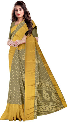 nirmal creation Printed Daily Wear Chiffon Saree(Multicolor)