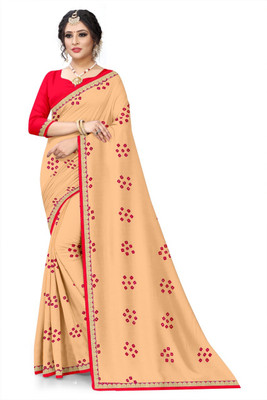 YASHIKA CREATION Printed Bandhani Georgette Saree(Yellow)