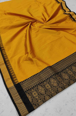 Marva Embellished Sambalpuri Art Silk Saree(Gold)