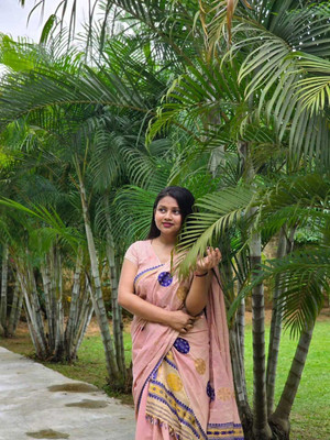 AMILAGROS PIZZARRAS FASHION Woven Mekhela Chador Pure Cotton Saree(Multicolor)