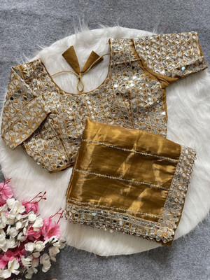 jashvicreation Embellished Bollywood Georgette Saree(Yellow)