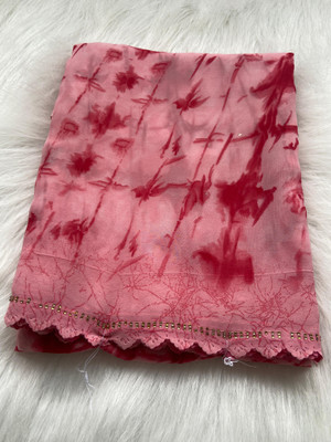 bhavika silk mills Printed Bollywood Georgette Saree(Pink)