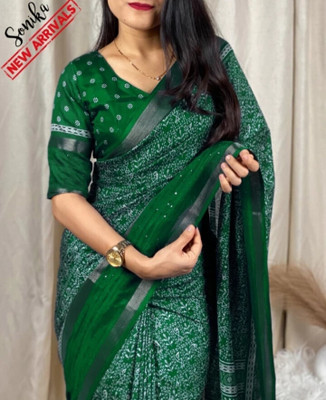 S.R.TEXTILES Printed Daily Wear Art Silk Saree(Black)