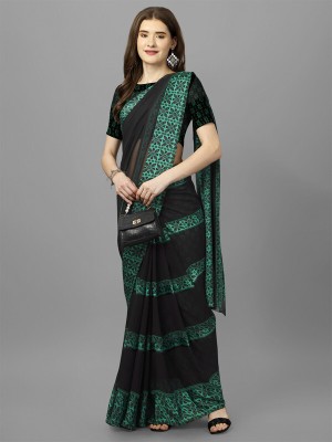 Sita Printed Daily Wear Georgette Saree(Green)