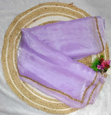 RK Creation Self Design Gadwal Jimmy choo Saree(Purple)
