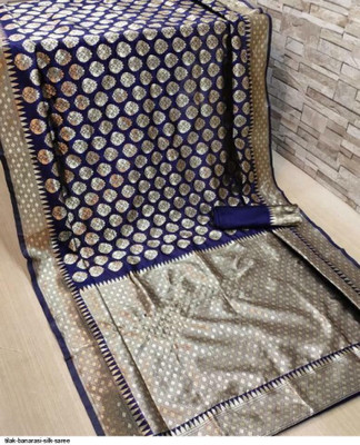 Alinea Self Design Banarasi Art Silk Saree(Multicolor)